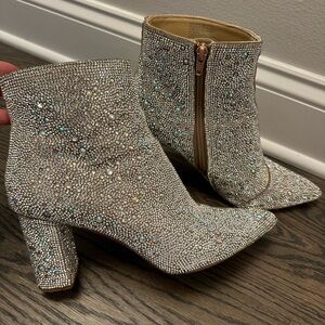Rhinestone booties